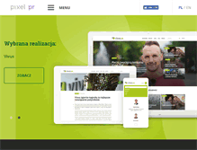 Tablet Screenshot of pixelpr.net
